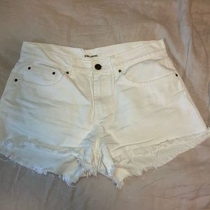 Billabong- White Denim Shorts